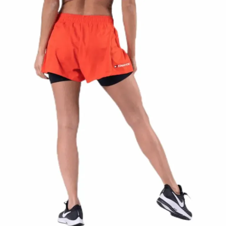 3" 2-IN 1 Woven Short LBR Orange
