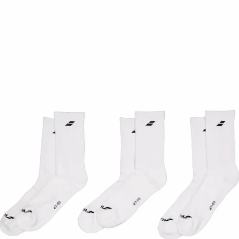 3 Pairs Pack White