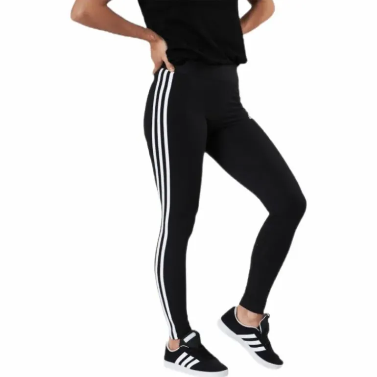 3 Stripes Leggings Black / White