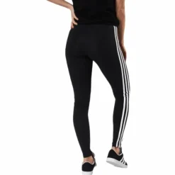3 Stripes Leggings Black / White