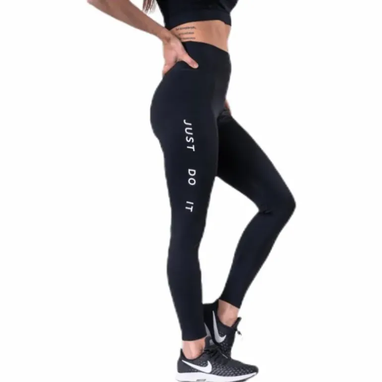 7/8 Swoosh Run Tight Black