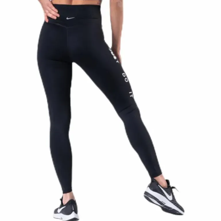 7/8 Swoosh Run Tight Black