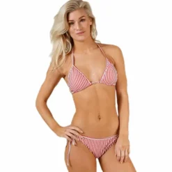 Abigail Tie Tanga Orange/Patterned