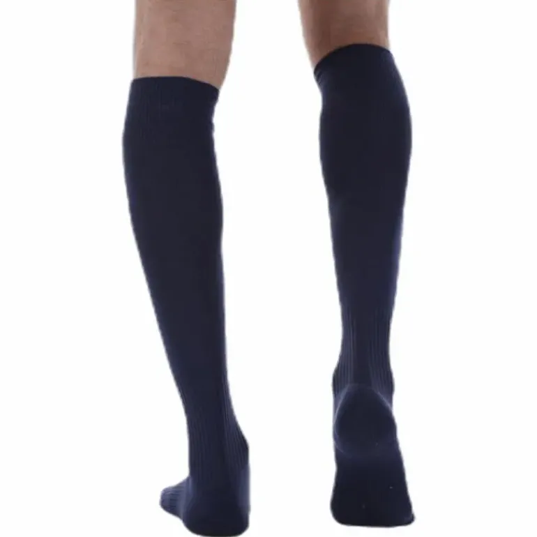 Academy Over-The-Calf Football Socks Over-The-Calf Soccer Socks MIDNIGHT NAVY/WHITE