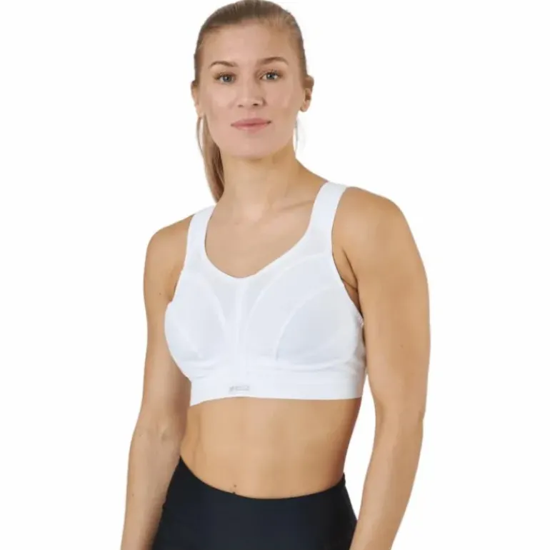 Active D+ Classic Support Bra White