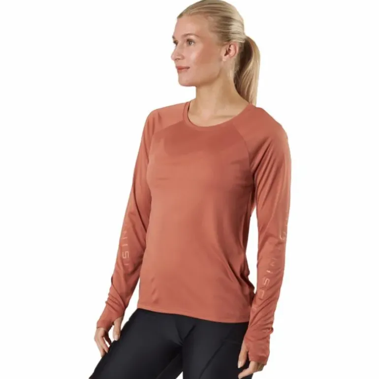 Active Logo Long Sleeve Copper Brown