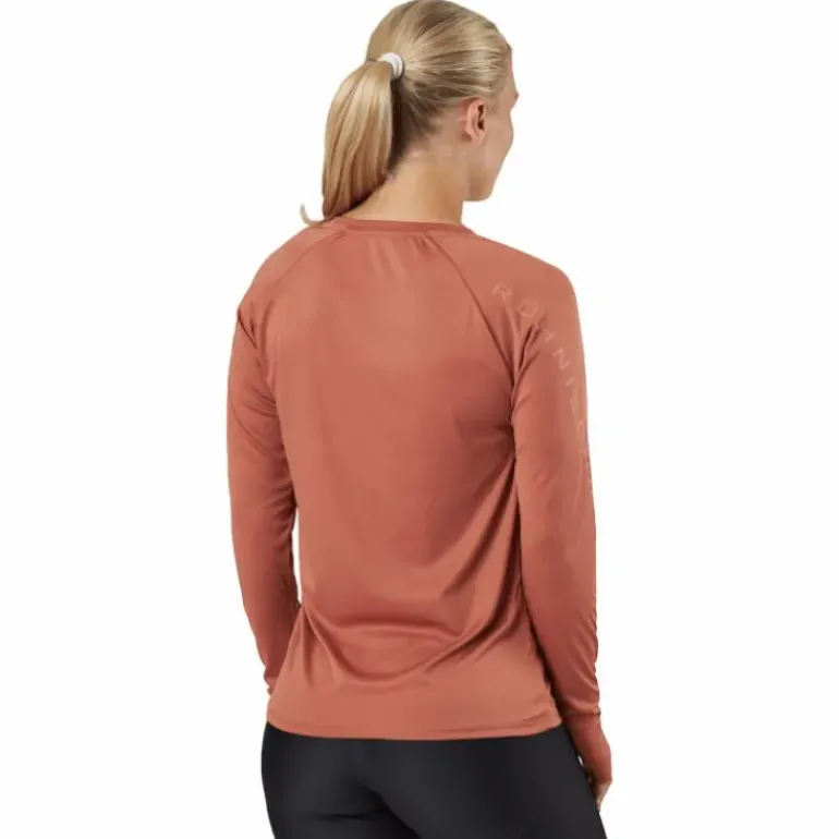 Active Logo Long Sleeve Copper Brown