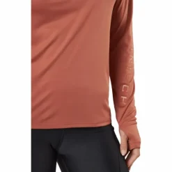 Active Logo Long Sleeve Copper Brown