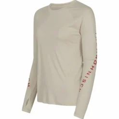 Active Logo Long Sleeve Oatmeal