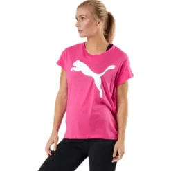 Active Logo Tee Pink