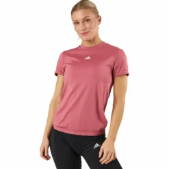 adidas AEROKNIT Seamless T-Shirt Pnkstr/White