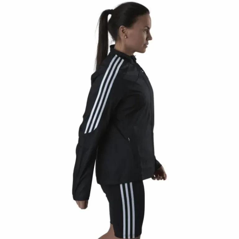 Adidas Marathon Jacket 3 Stripe Women Black