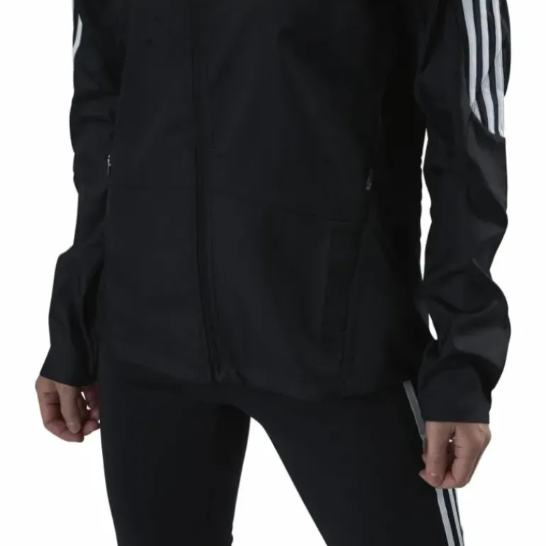 Adidas Marathon Jacket 3 Stripe Women Black