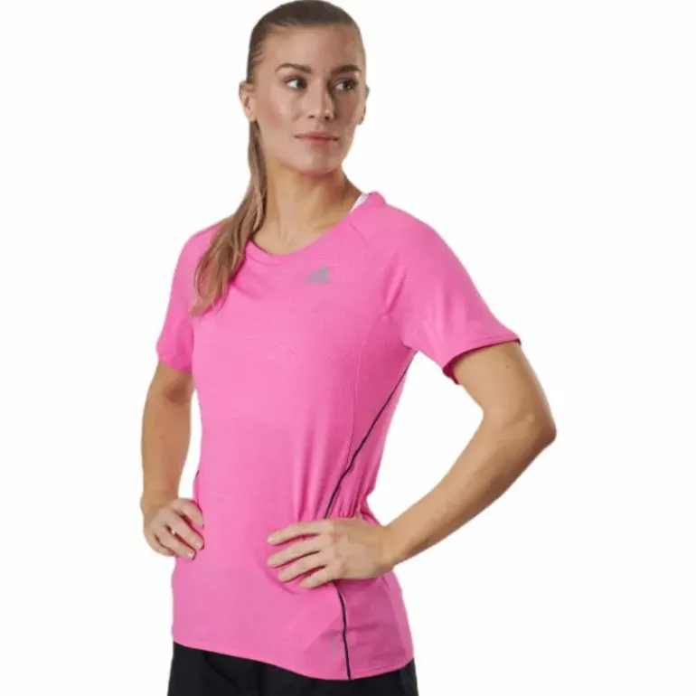 Adidas Runner Tee Women Screaming Pink