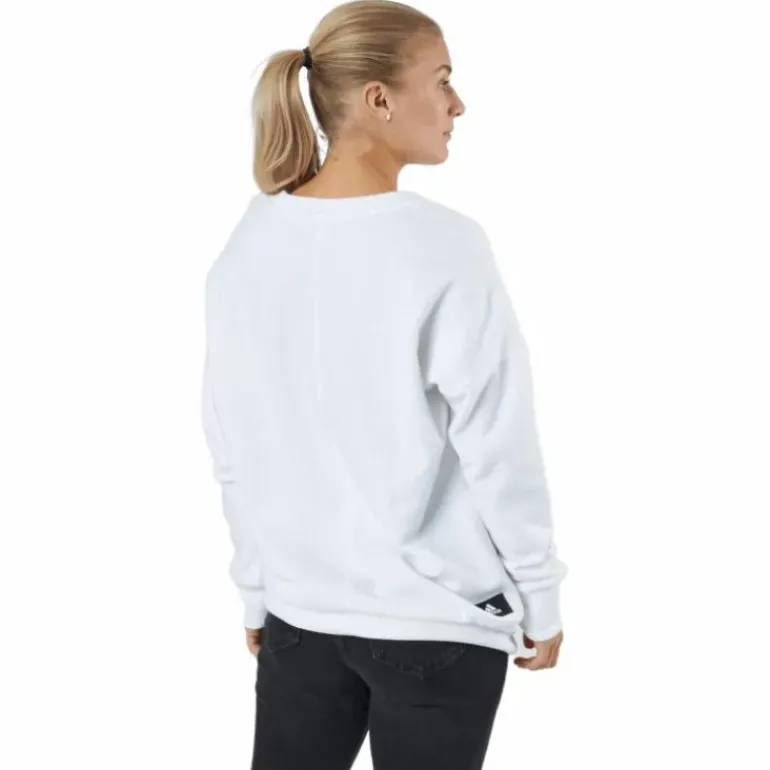Adidas Sportswear Three Bar Sweatshirt White