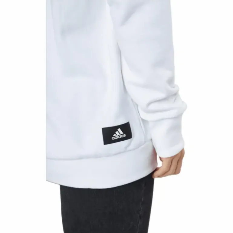 Adidas Sportswear Three Bar Sweatshirt White