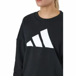 Adidas Sportswear Three Bar Sweatshirt Black