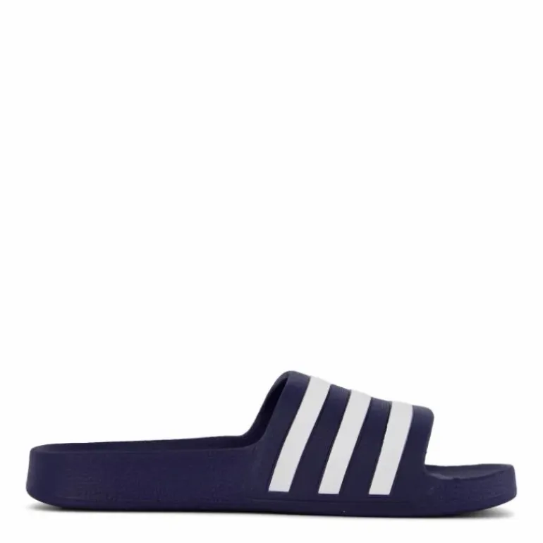 Adilette Aqua Slides Dark Blue / Cloud White / Dark Blue