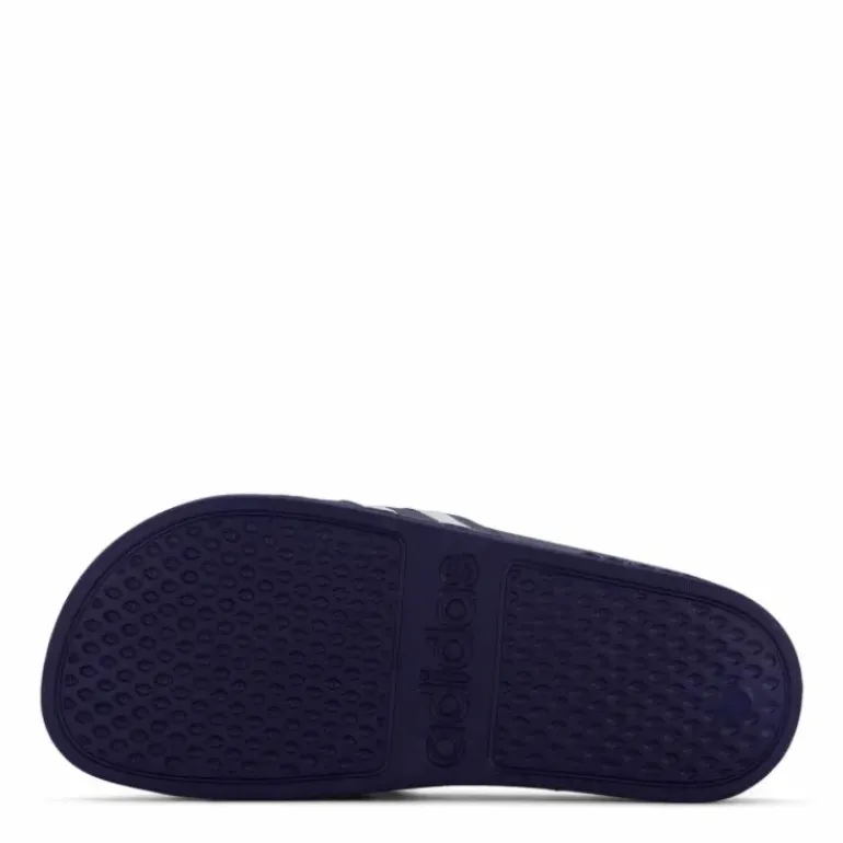Adilette Aqua Slides Dark Blue / Cloud White / Dark Blue