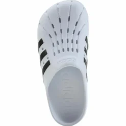 Adilette Clogs Cloud White / Core Black / Cloud White