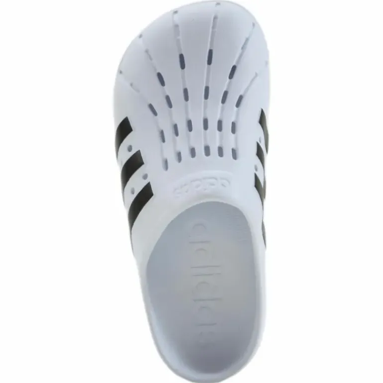 Adilette Clogs Cloud White / Core Black / Cloud White