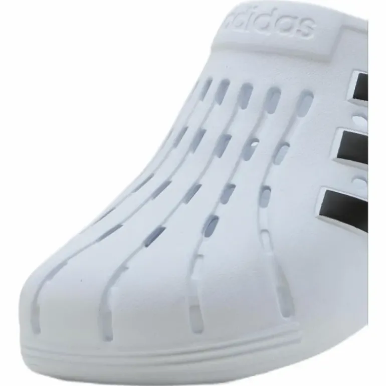 Adilette Clogs Cloud White / Core Black / Cloud White