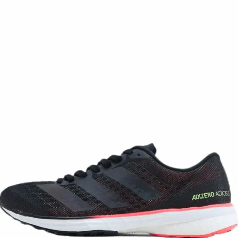 Adizero Adios 5 Shoes Core Black / Core Black / Signal Pink / Coral