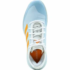 Adizero Fastcourt Handball Shoes Sky Tint / Cloud White / Signal Orange