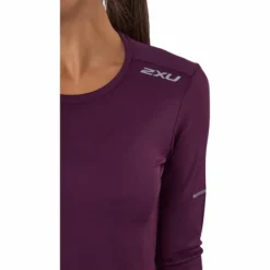 Aero L/s Beet/silver Reflective