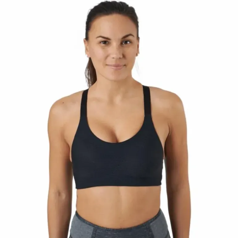 Aero Medium Impact Bra Black/black