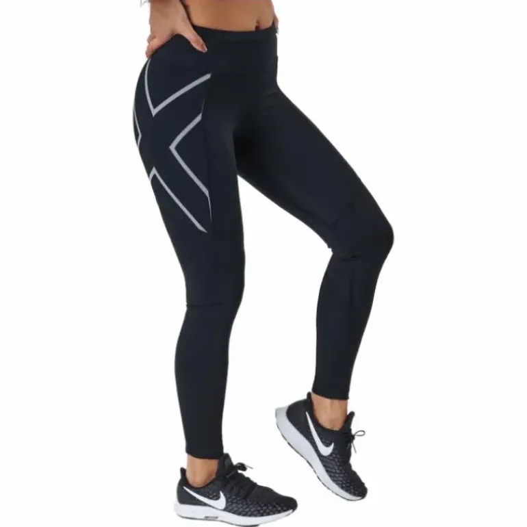 Aero Vent Mid-rise Compressio Black/silver Reflective
