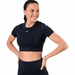 Aeroadpt SS Crop Top Black