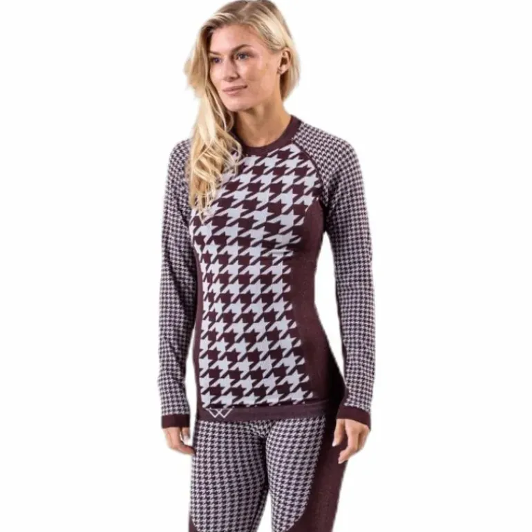 Agnes Top Purple/Brown