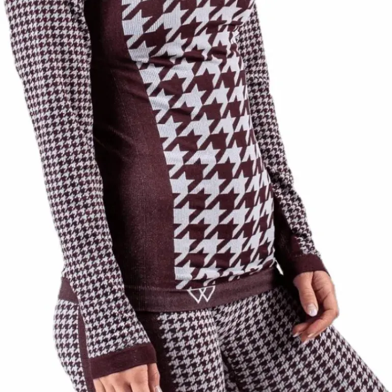 Agnes Top Purple/Brown