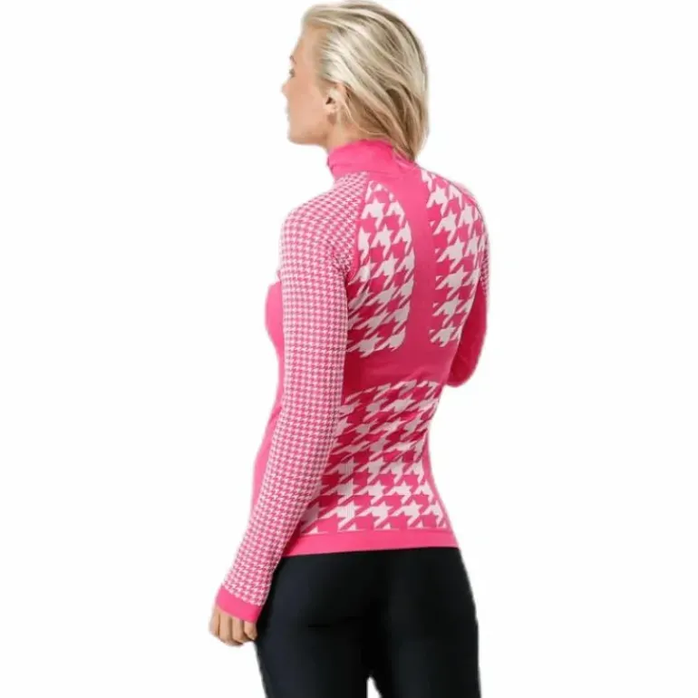 Agnes Zip Pink/White