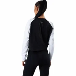 Ahuva Cropped Longsleeve Shirt Pink/Black