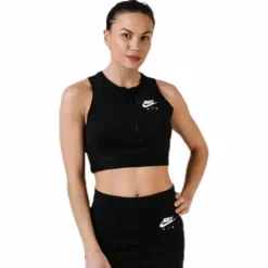 Air Crop Top White/Black