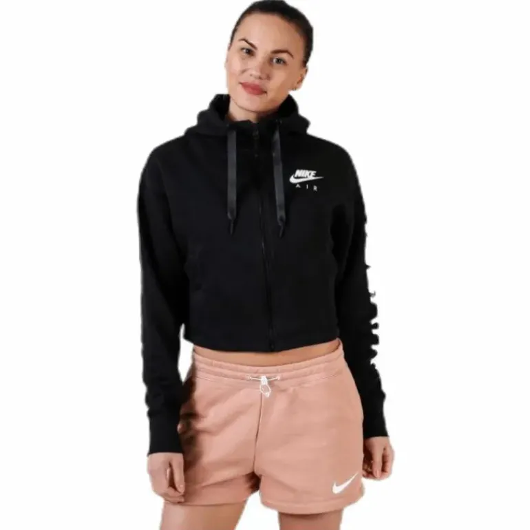 Air FZ Fleece Hoodie White/Black
