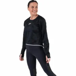 Air Midlayer Crew Black