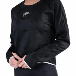 Air Midlayer Crew Black
