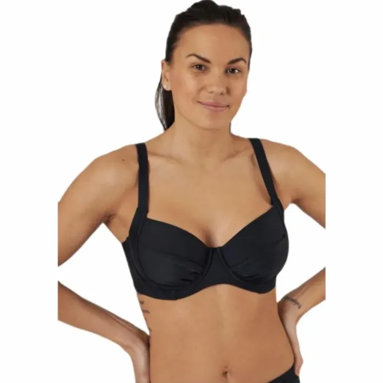 Alanya Bikini Wire Bra Black
