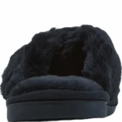 Alie Fluffy Slippers Black