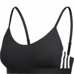 All Me 3 Stripe Bra Black / White