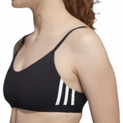 All Me 3 Stripe Bra Black / White
