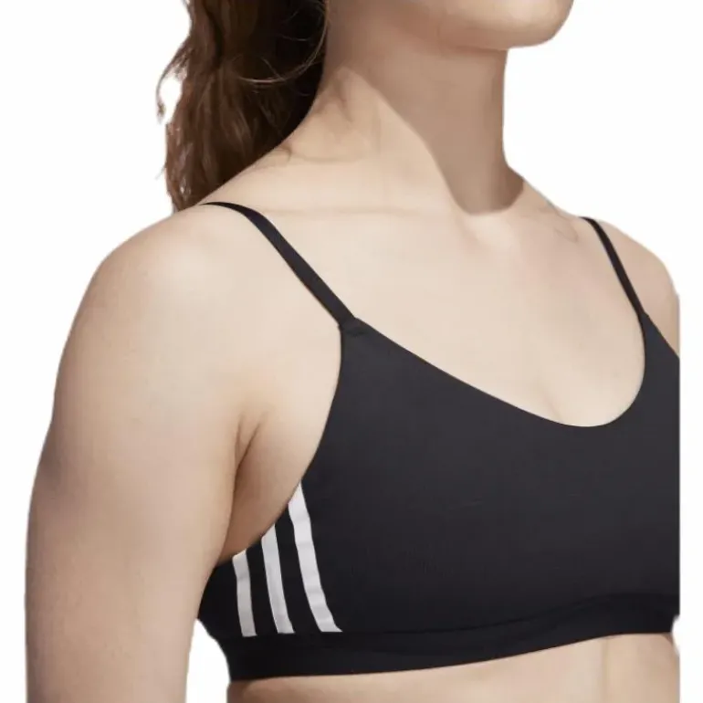 All Me 3 Stripe Bra Black / White