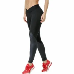 Alphaskin Sport Graphic Long Tights Black