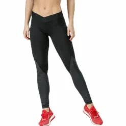 Alphaskin Sport Graphic Long Tights Black