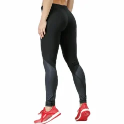 Alphaskin Sport Graphic Long Tights Black