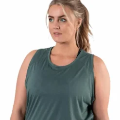 Alya Plus Size tank Green