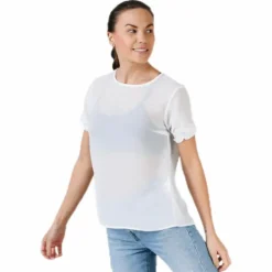 Amalie Ss Smock Top White